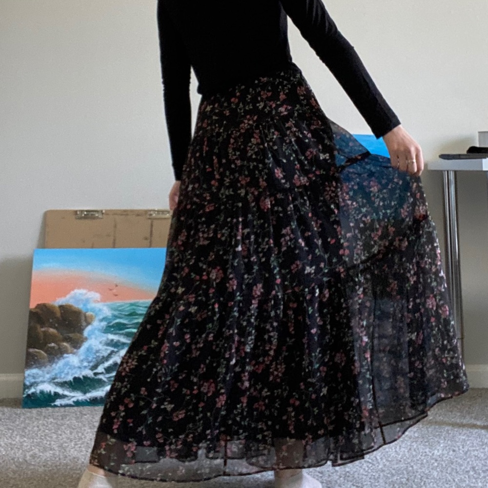 Ralph Lauren wide long skirt